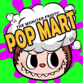 Popmart slot cover with colorful display